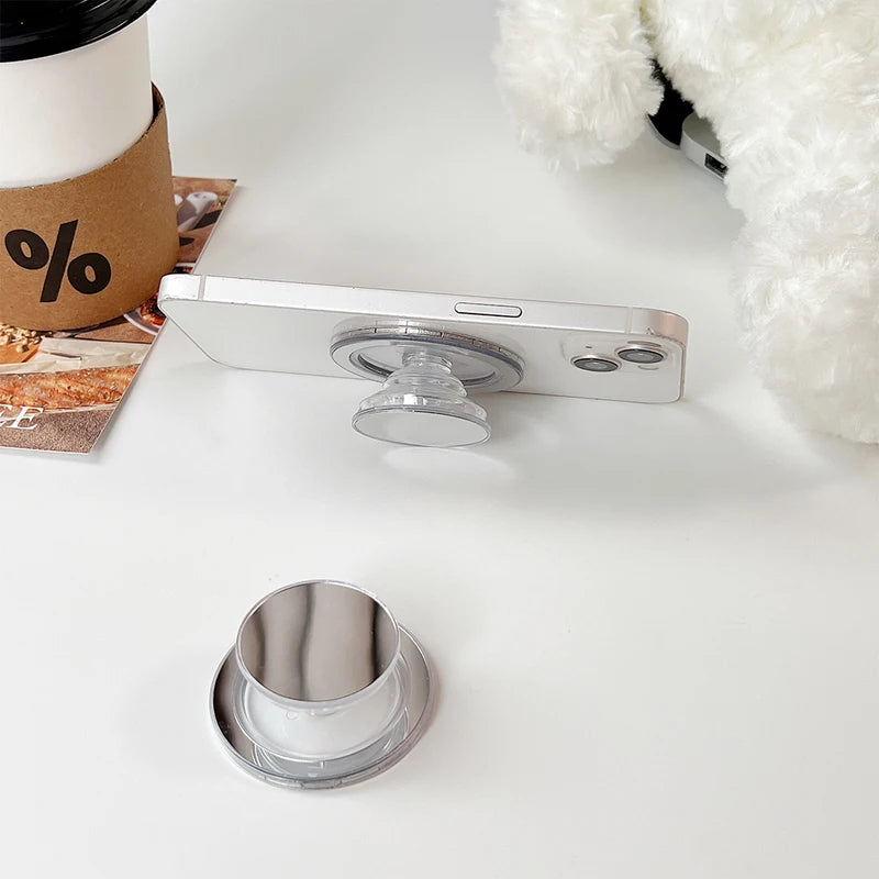 MagSafe Metal Glitter Powder Magnetic Phone Ring Holder with 360° Rotation