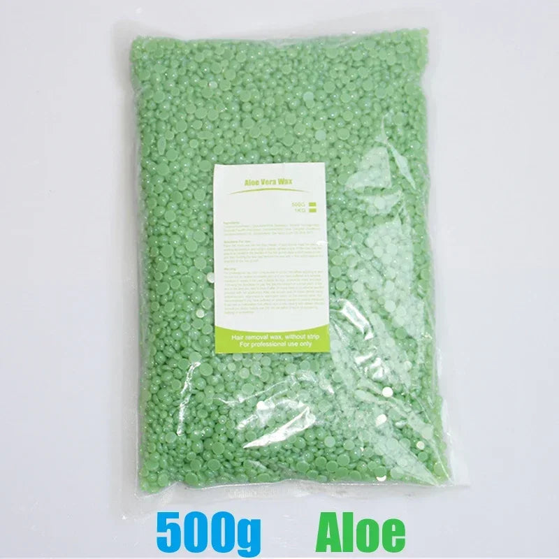 1000g Hard Wax Beans for Painless Hair Removal, Suitable for Bikini Face Body