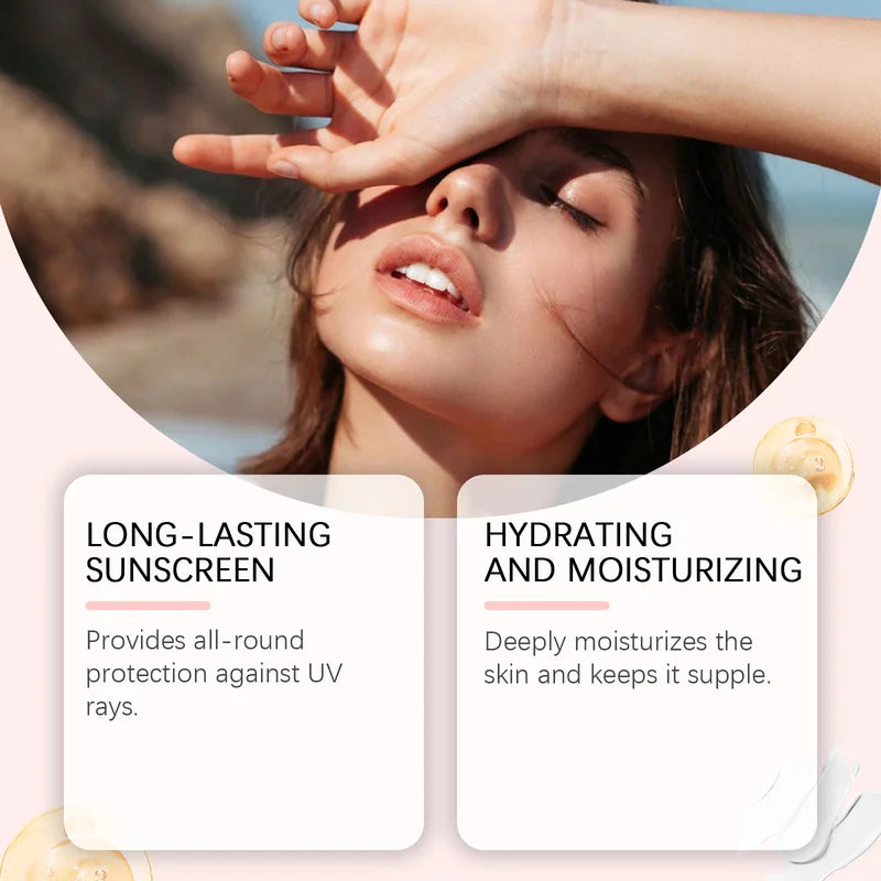 Waterproof SPF42 Sunscreen Spray with Anti-UV Protection and Moisturizing Formula