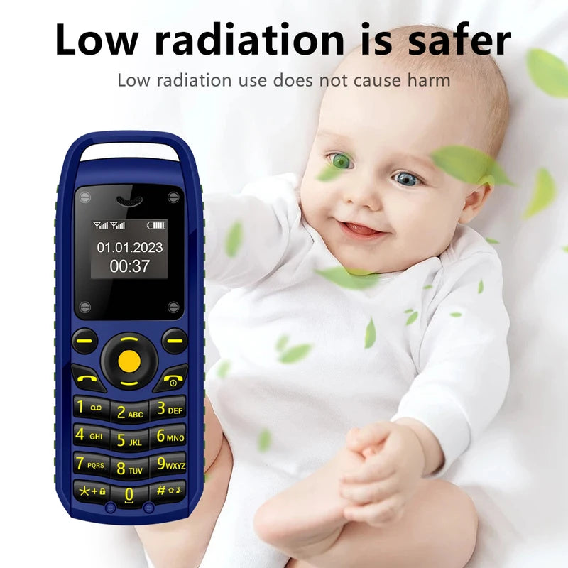 Mini Mobile Phone with Dual SIM, Bluetooth Dialing, Blacklist Block, 2G GSM