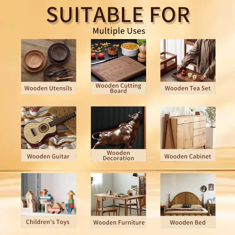 Wood Wax Oil Food Grade Beeswax Furniture Polish & Maintenance