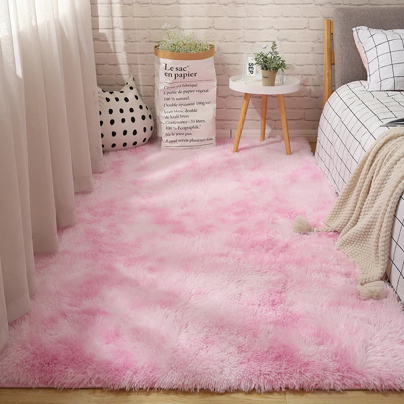 Kids Bedroom Carpet Soft Fluffy Rug for Children's Room Living Room Decor