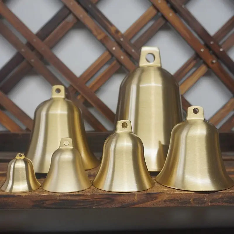 Copper Cow Bell for Grazing Livestock, Decorative Ornaments, Farmhouse Decor