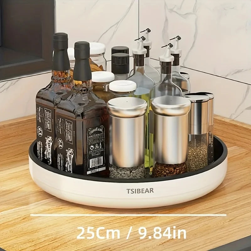 Rotating Spice Rack Organizer - 360 Degree Lazy Susan for Pantry & Countertop Storage