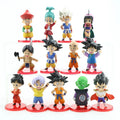 13pcs Dragon Ball Action Figures Set - Super Saiyan Goku & Vegeta Collectible Toys