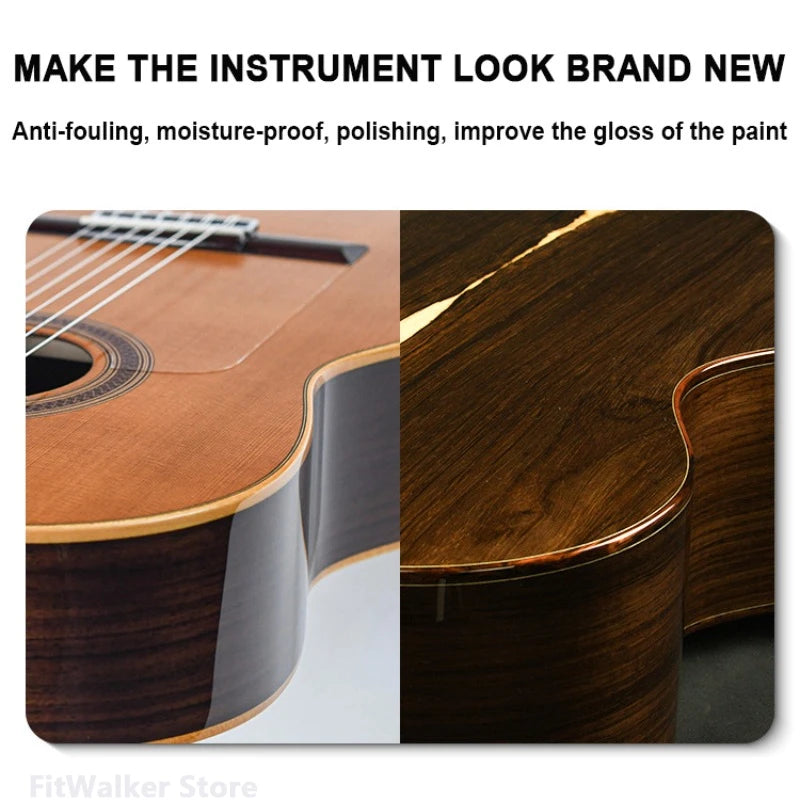 Guitar and String Instrument Polishing Wax - Natural Beeswax Care Oil for Wood Maintenance