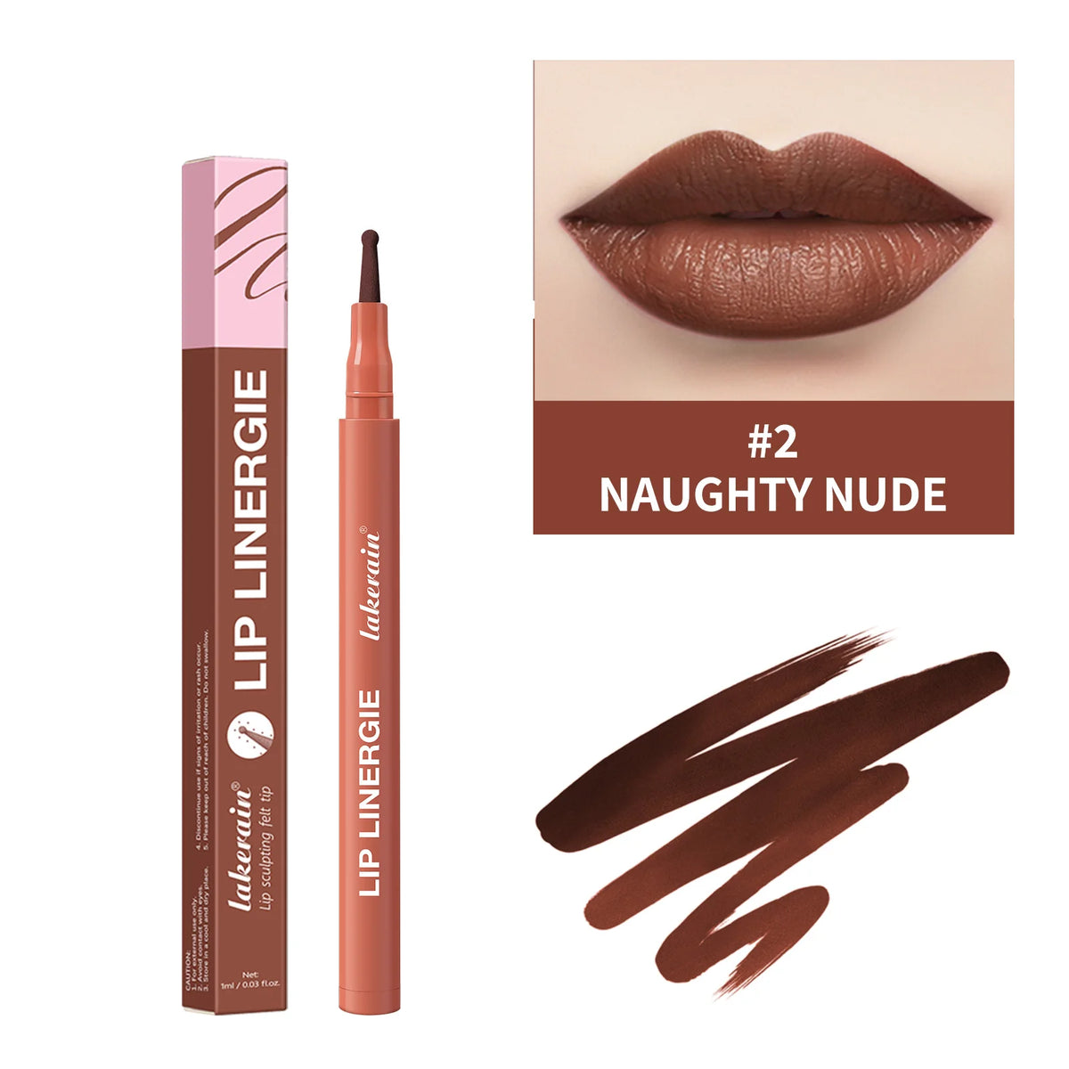 Waterproof Lip Liner Stain Set - Long Lasting Transfer Proof Lip Makeup