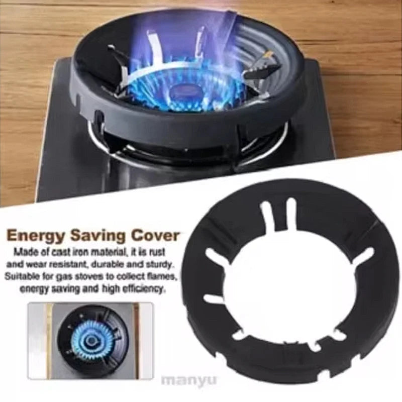 Gas Stove Windproof Ring - Energy Saving Outdoor Cooker Accessory