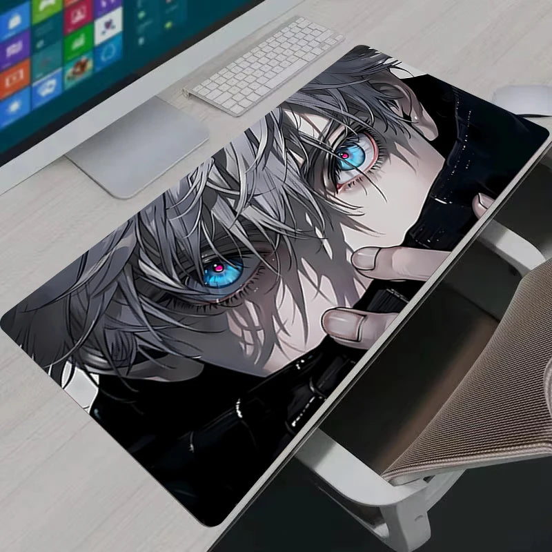 Large Gaming Mouse Pad with Anti-Slip Base and Stitched Edges for PC and Laptop