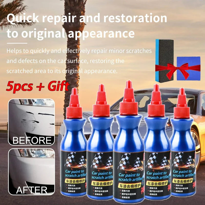 Car Scratch Remover Kit for Auto Body Paint Repair Polishing Wax Swirl Removal