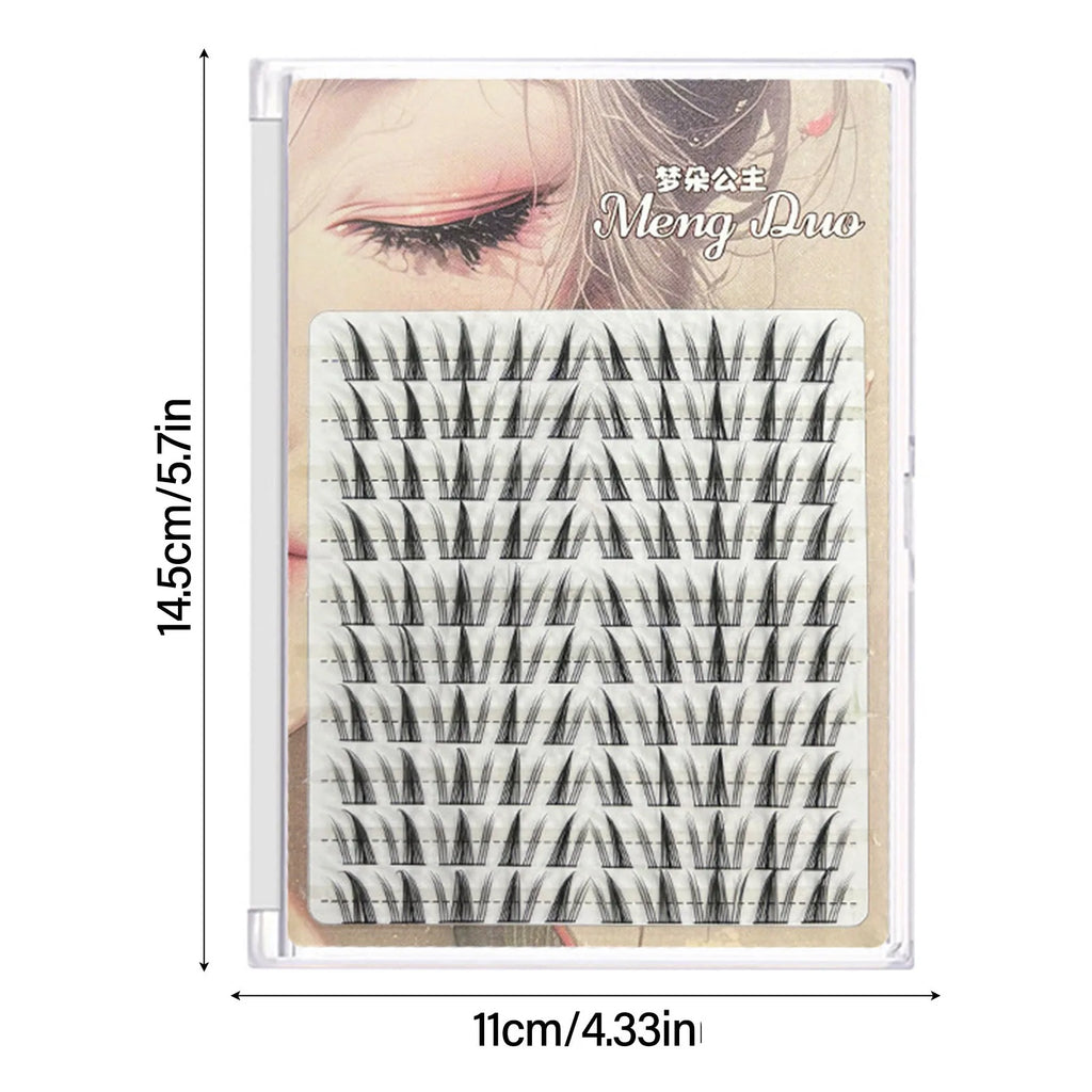 3D Wispy Manga False Eyelashes with Volume & Eye-Lifting Effect for DIY Makeup