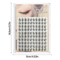 3D Wispy Manga False Eyelashes with Volume & Eye-Lifting Effect for DIY Makeup
