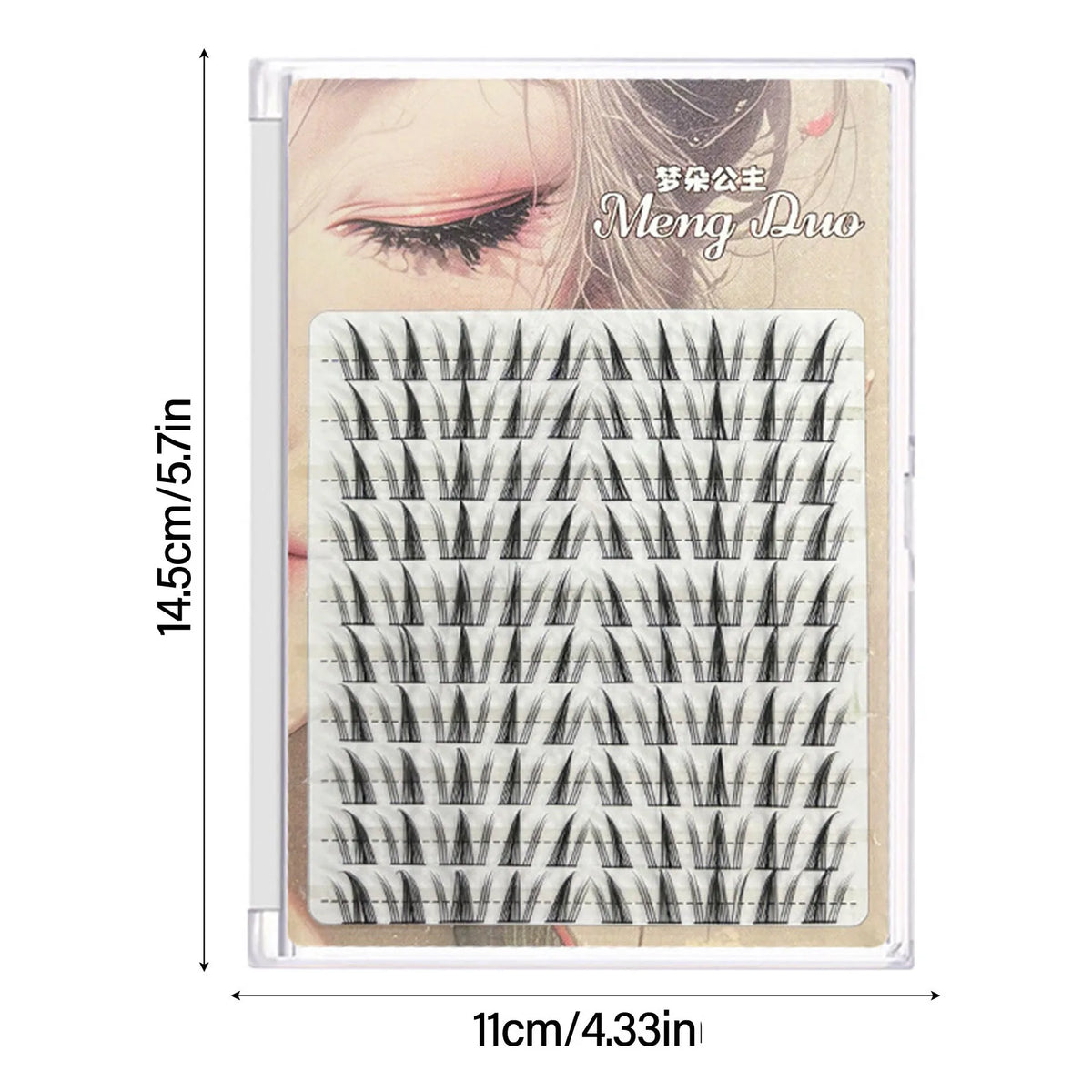 3D Wispy Manga False Eyelashes with Volume & Eye-Lifting Effect for DIY Makeup