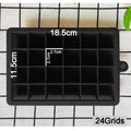 Large Food Grade Silicone Ice Cube Mold Tray for Drinks & Baking