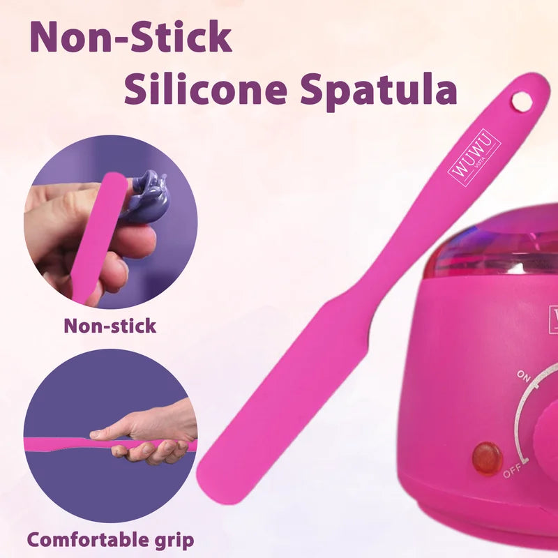 Non-Stick Silicone Wax Spatula for Hair Removal - Reusable & Easy to Clean