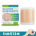 Silicone Scar Sheets Roll 4cm x 150cm Self-Adhesive Skin Care Tape Reusable