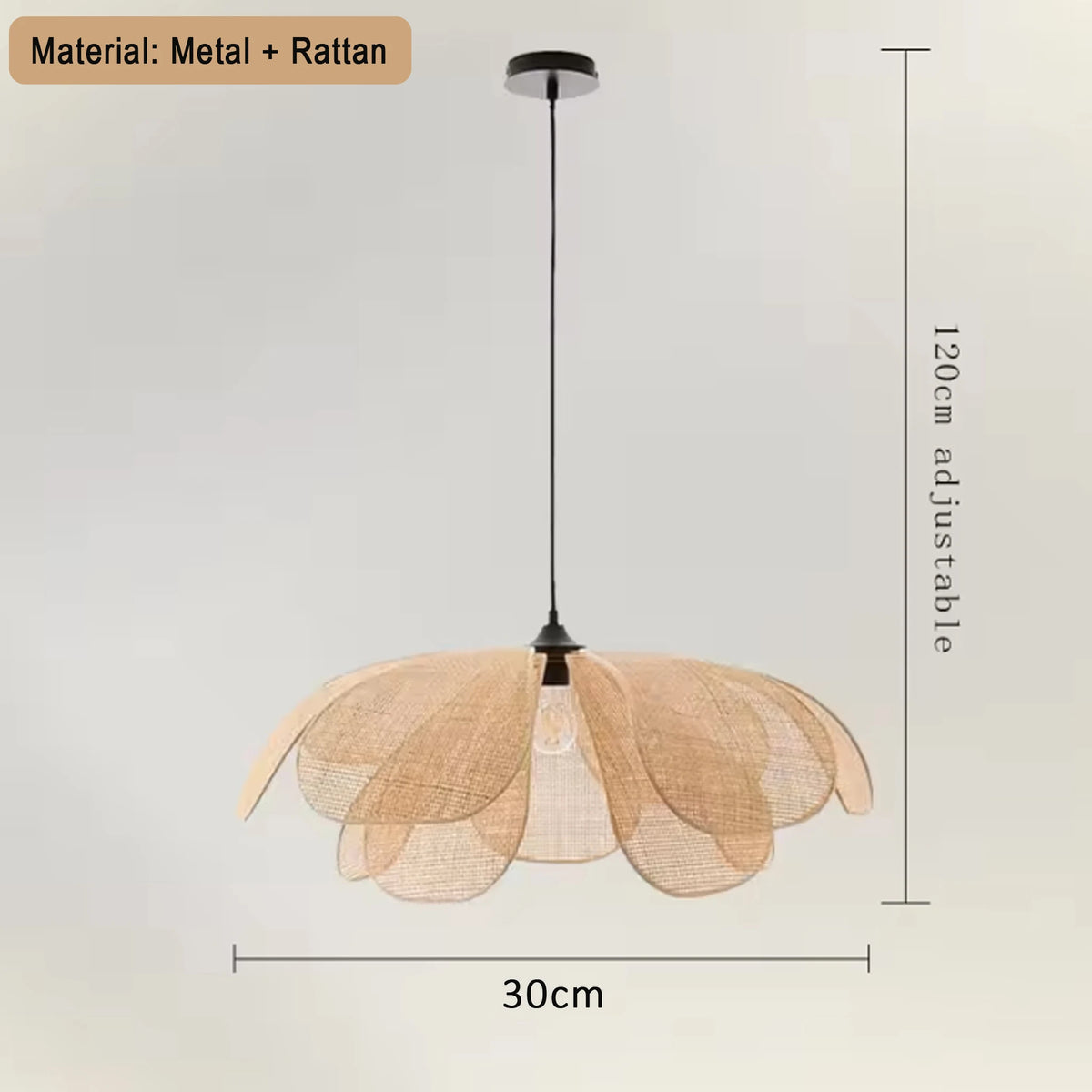 Wabi Sabi Fabric Pendant Light Ceiling Hanging Lamp Modern Chandelier for Living Room Dining Room Kitchen Home Decor