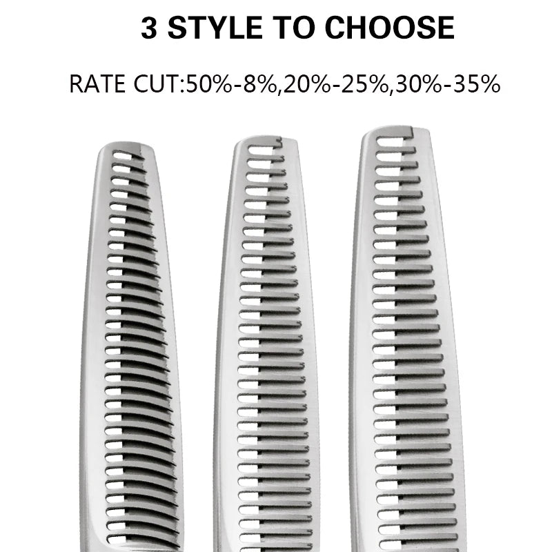Professional Hairdressing & Barber Scissors 6-6.5 Inch Japan 440C Steel Multiple Colors