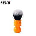 Synthetic Hair Shaving Brush with Orange Handle, 24mm Tuxedo Knot