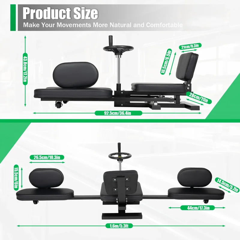 Heavy Duty Leg Stretcher for Flexibility & Muscle Relief - Home Use
