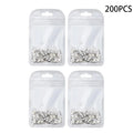 Crystal White Nail Art Rhinestones Flatback Gems for 3D Decoration - 50/200PCS