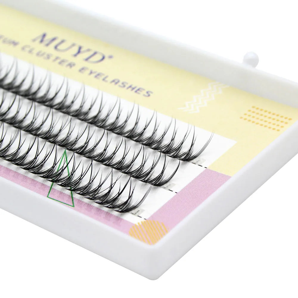 DIY Clustered Eyelash Extensions 3D Fluffy Natural False Eyelashes - Multiple Lengths & Curls