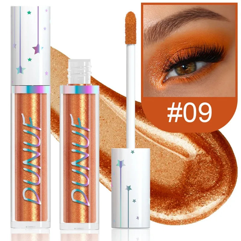 24-Color Liquid Eyeshadow Stick Metallic Glitter Waterproof Stage Makeup