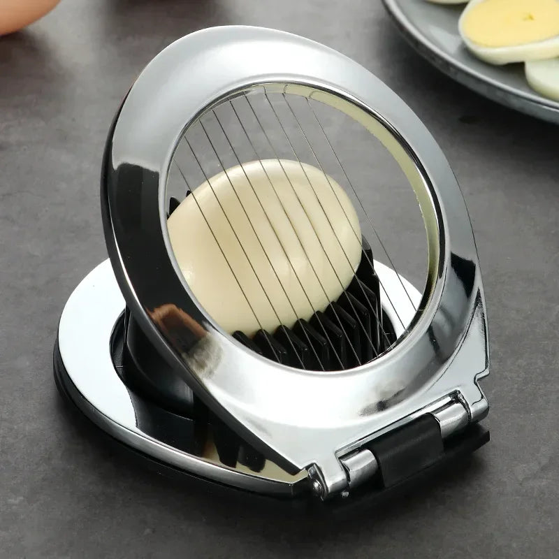 Egg Slicer Kitchen Tool Zinc Alloy Egg Cutter Wedges & Slices