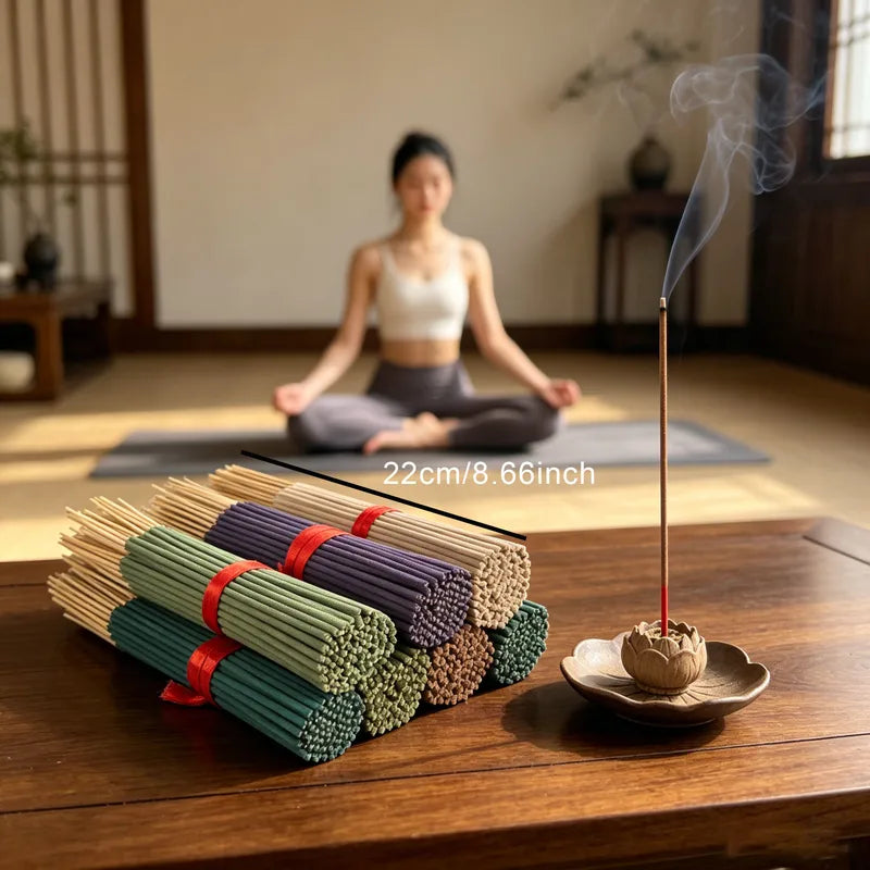 Tropical Rainforest Essential Oil Incense Sticks - Long Lasting Fragrance Set of 21