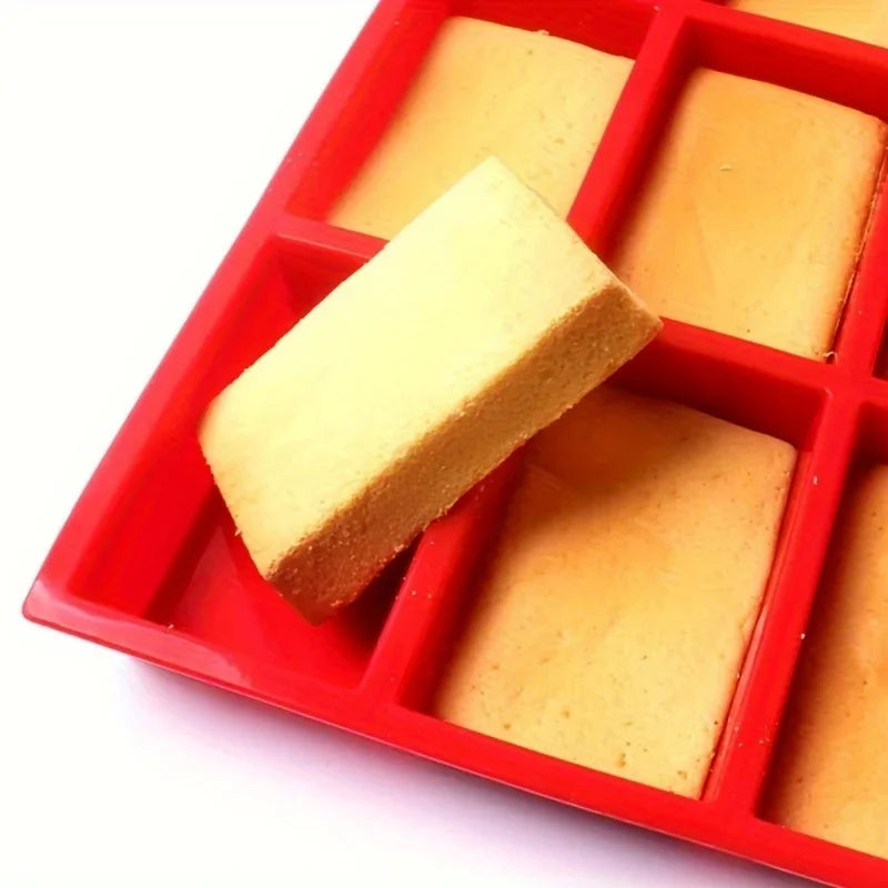 Silicone Mini Loaf Pan 9-Cavity Non-Stick Bread & Cake Mold