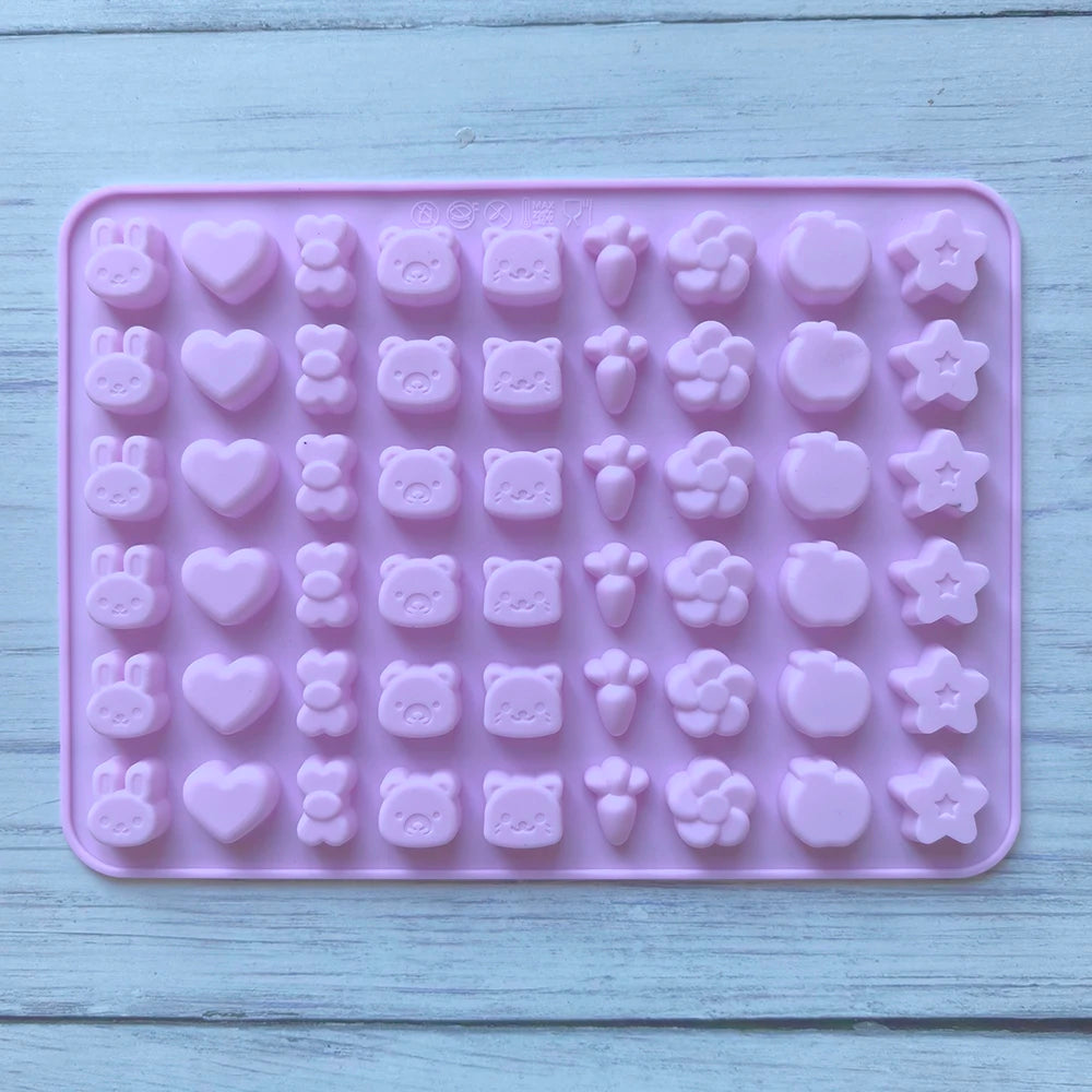 Easter Silicone Mold Mini Carrot and Rabbit for Gummy Cookies Cake Decoration