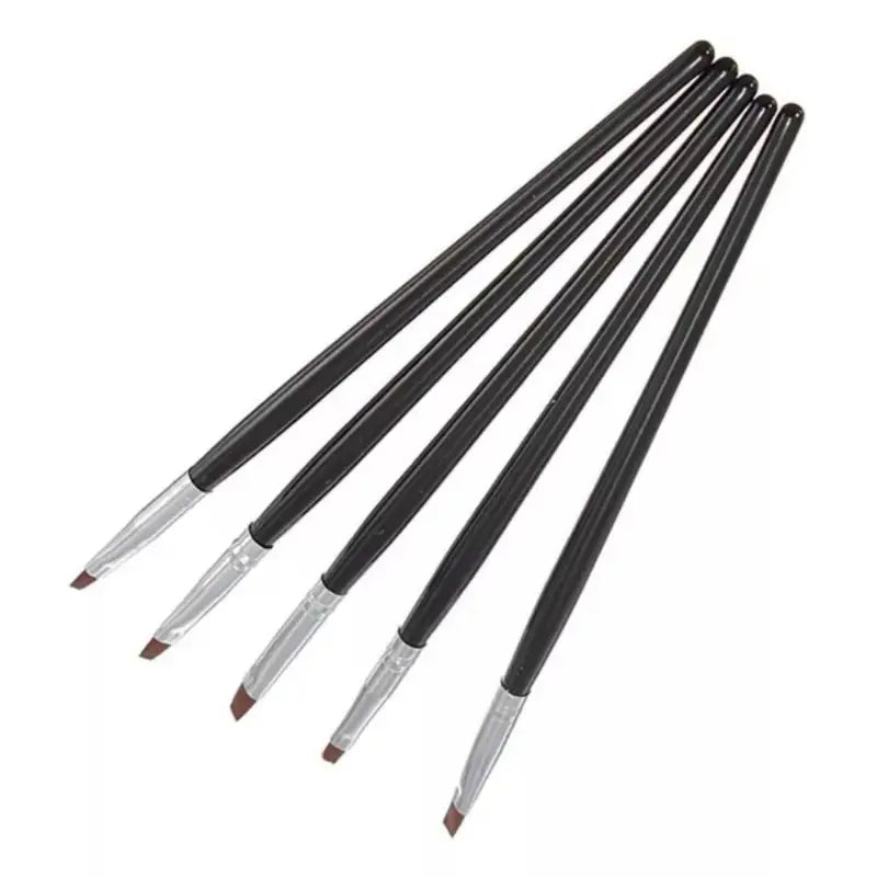 5Pcs Dental Resin Brush Pens - Teeth Shaping & Cleaning Tools for Resin & Nail Art