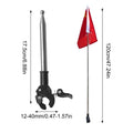 Portable Stainless Steel Telescopic Flag Pole for Vehicles, Boats & Bicycles
