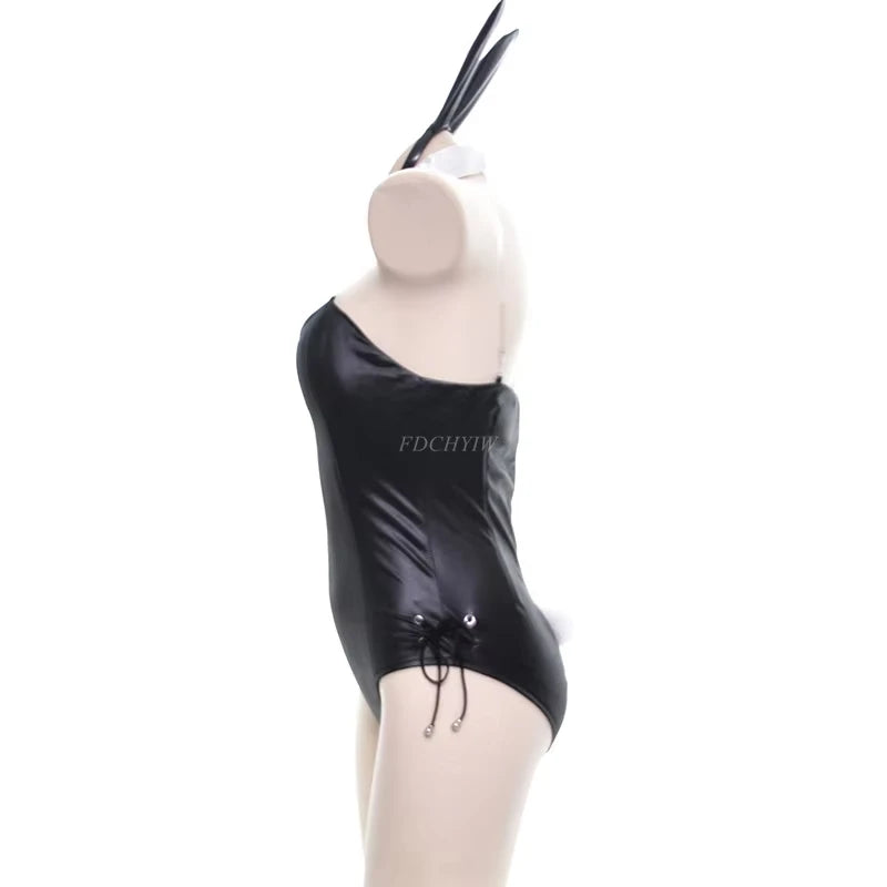 Bunny Girl Sakurajima Mai Cosplay Costume with Stockings & High Heels for Girls