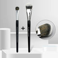Professional Foundation Makeup Brush Set - Synthetic Face Blenders & Concealer Tools