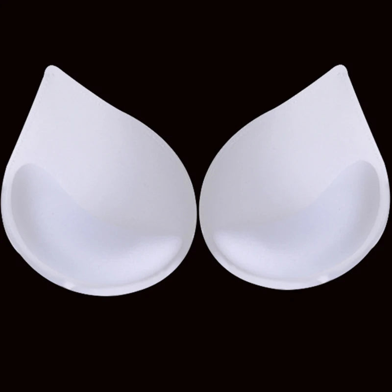 Thick Sponge Bra Pads - Push Up, Removable Inserts for Lingerie & Swimsuits