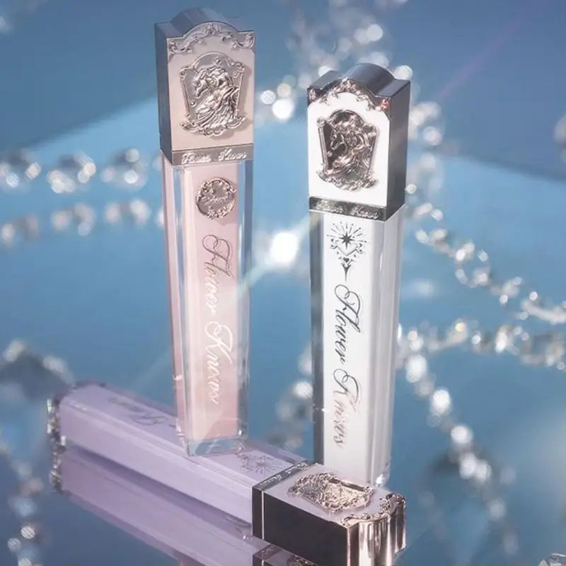 Unicorn Lip Gloss with Mirror Moisturizing Lipstick for Dark Lips - Vegan Makeup