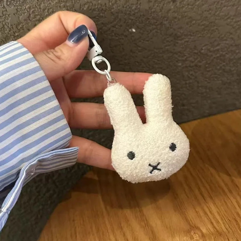 Cute Miffy Keychain Cartoon Rabbit Doll Car & Bag Pendant - Multiple Colors
