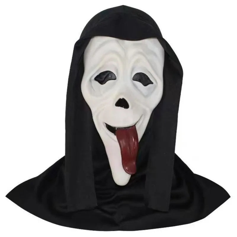 Halloween Horror Mask - Skeleton Screaming Role-Play Prop for Costume Party