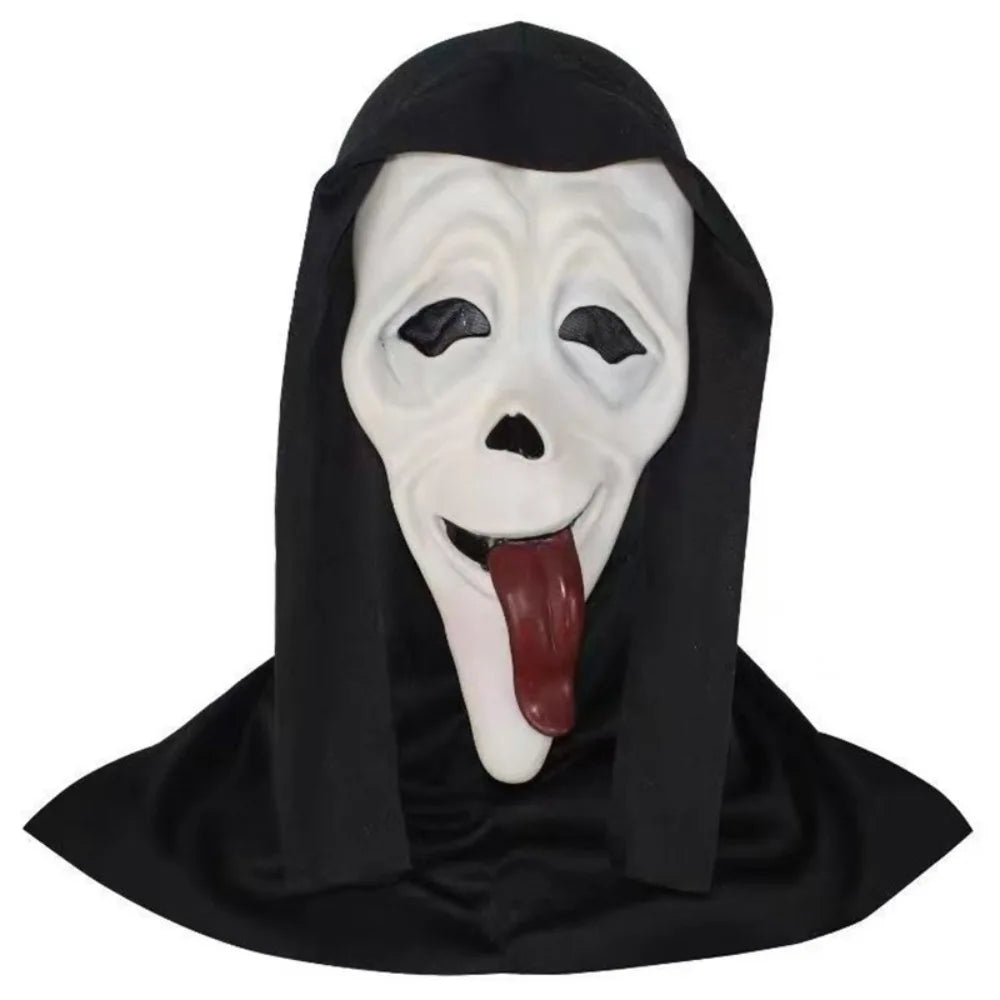 Halloween Horror Mask - Skeleton Screaming Role-Play Prop for Costume Party