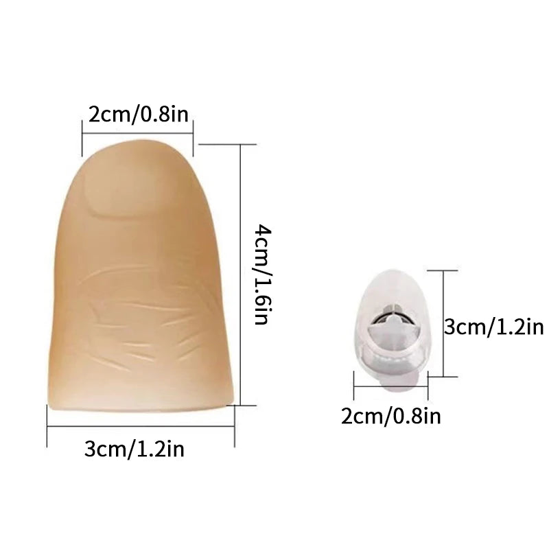 Glow in The Dark Finger Light - Luminous Thumb Trick Prop for Parties & Halloween