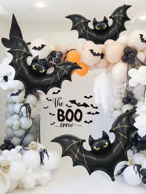 Halloween Large Scary Bat Balloon - Outdoor Party Decorations, Birthday Balloon Decor, Bat Theme Hangings