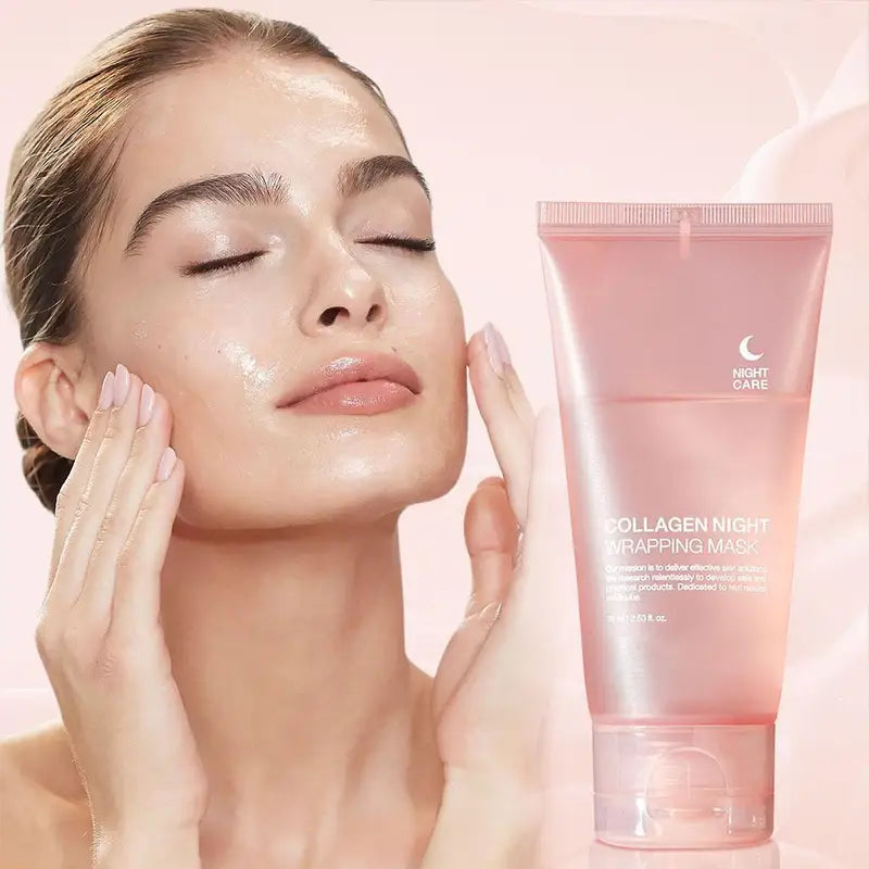 Hydrolyzed Collagen Face Mask - Hydrating Firming Peel-Off Mask for Skin Elasticity
