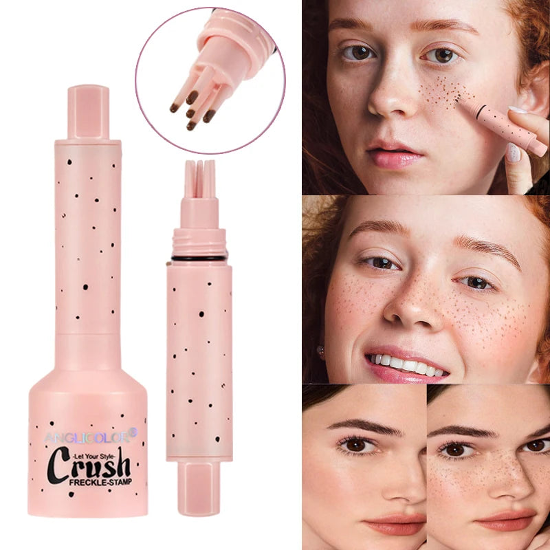 Freckles Stamp Pen Makeup Tool Natural-Looking Dot Spot Face Tatttoo Kit