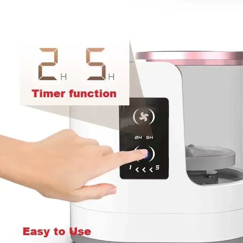 Electric Makeup Brush Cleaner Machine with Dryer & Holder - Portable USB