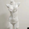 Women’s Erotic Lingerie Set with Wings - Halloween Devil & Angel Costume