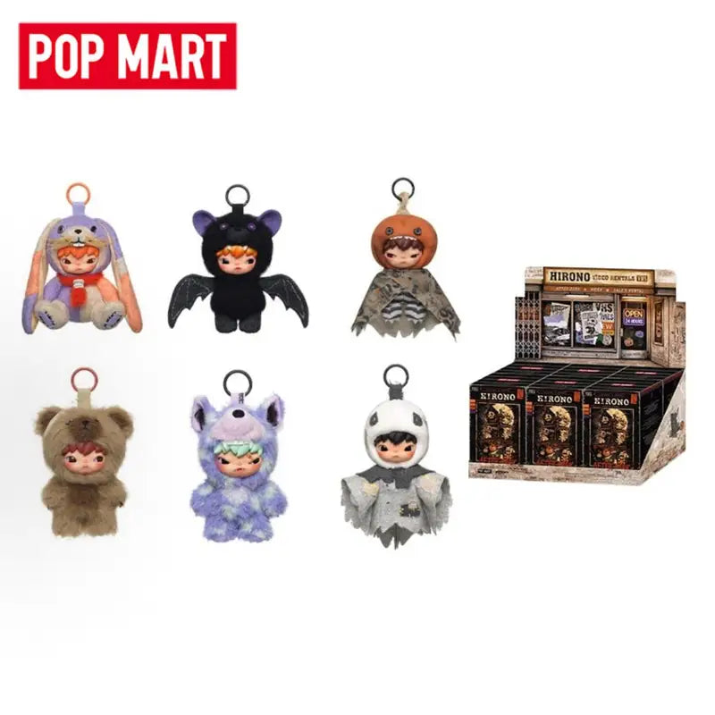 POP MART Hirono After Dark Series Plush Doll Pendant Mystery Box Toy