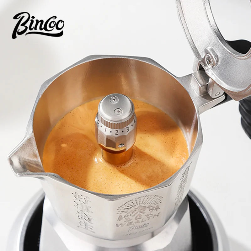 Bincoo 3-Valve Moka Pot Pressure Relief Valve - External Pressure Control