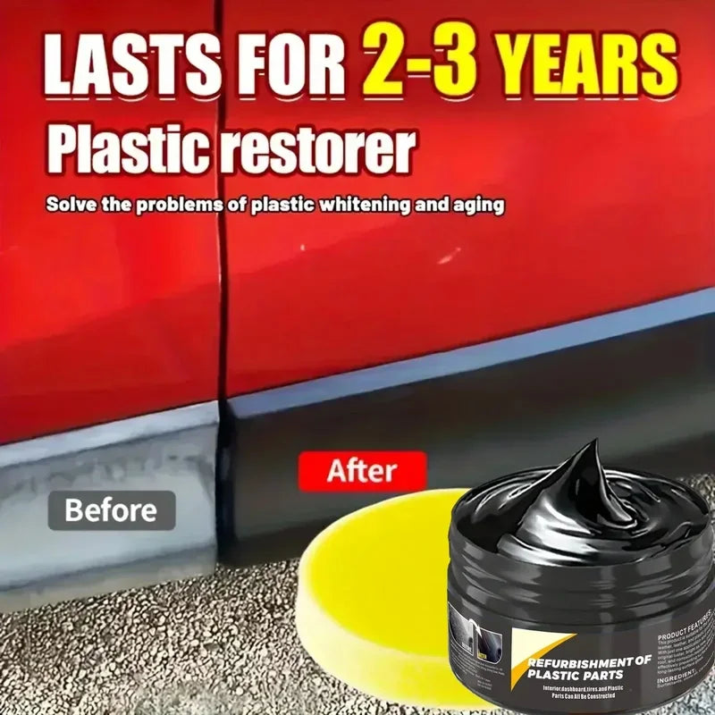 Car Interior Scratch Repair Paste for Plastic Leather and Tires - Wax Polish