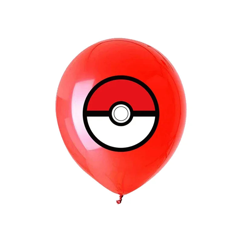10/20pcs Cartoon Pikachu Latex Balloons for Birthday Party Decorations